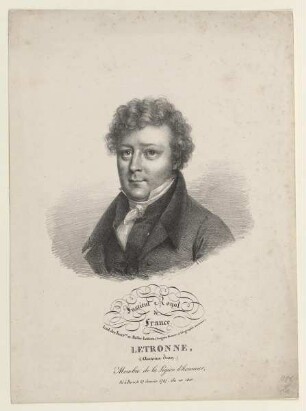 Bildnis des Antoine Jean Letronne