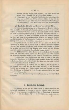 C. Wirthschaftliche Verhältnisse.