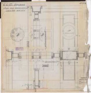 Reichsluftfahrtministerium, Berlin: Saalbau, Wandel-/Ehrenhalle (Türen): Details 1:1