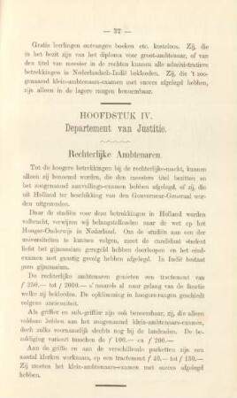 Hoofdstuk IV. Departement van Justitie