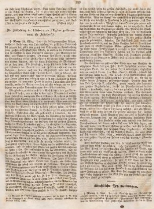 163-164 Kirchliche Mittheilungen