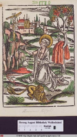 Der Heilige Hieronymus als Büßer.