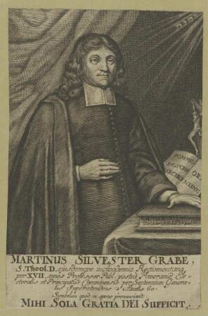 Bildnis des Martinus Silvester Grabe