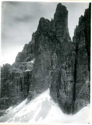 Alpen, Trentino, Brenta, Guglia, Campanile Alto vom Val Brenta