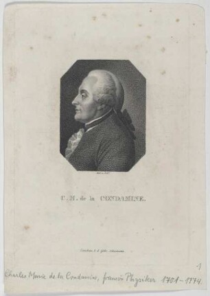 Bildnis des C. M. de la Condamine
