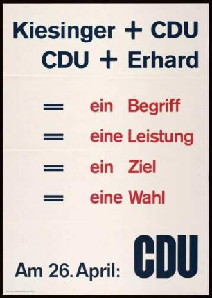 CDU, Landtagswahl 1964