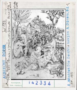 Albrecht Dürer: Pupila Augusta. Feder. Windsor