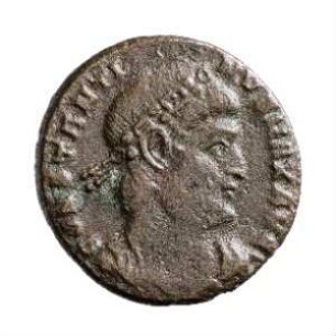 Münze, Follis, Aes 4, 330 - 331 n. Chr.