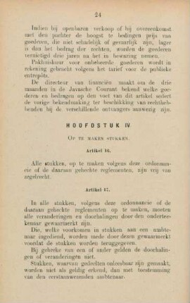 Hoofdstuk IV. Op te maken stukken