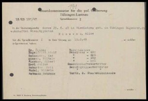 Niessen, Alice