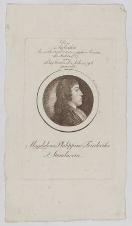 Bildnis der Magdalena Philippina Friederika Staudnerin