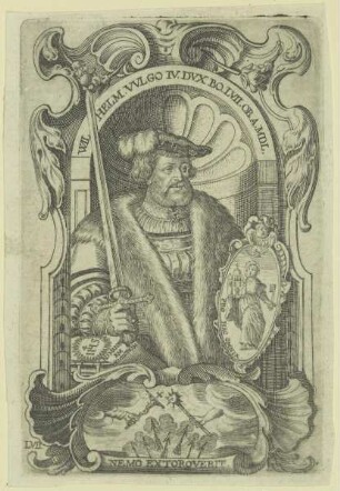 Bildnis des Wilhelm. IV Bo.