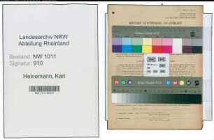 Entnazifizierung Karl Heinemann , geb. 28.07.1906 (Kaufmann)