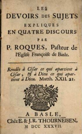 Les devoirs des sujets