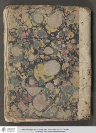 Papierhandschrift in Arabischer Schrift