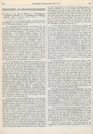 535-537 [Rezension] Abhandlungen zur systematischen Philosophie