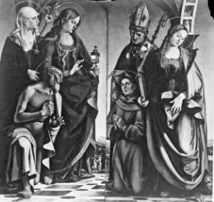 Bichi-Altar — Die Heiligen Eustachia, Magdalena und Hieronymus
