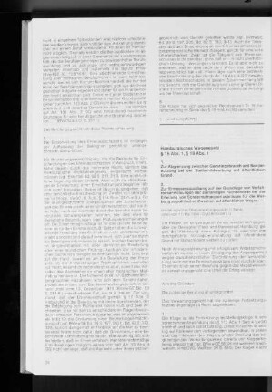 Hamburgisches Wegegesetz § 16 Abs. 1, § 19 Abs. 1