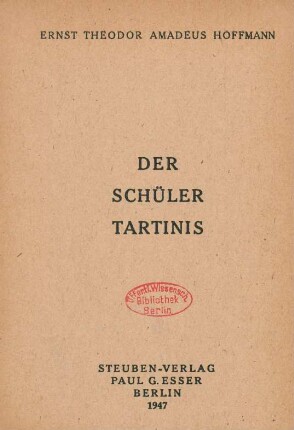 Der Schüler Tartinis