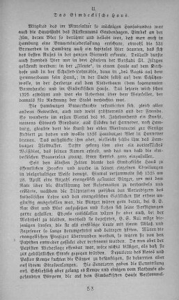 II. Das Eimbeckische Haus.