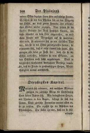 Dreyßigstes Kapitel.