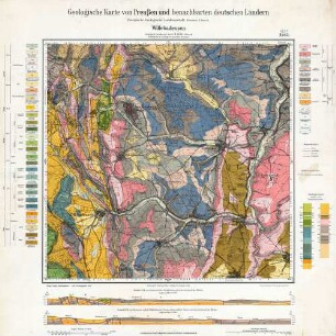 2442 [4320] Willebadessen, Geologische Karte von Preußen und benachbarten deutschen Ländern