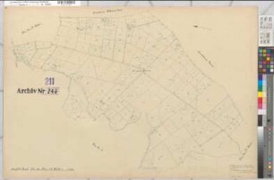 Coesfeld, Stadt und Ksp. (Coesfeld), Umlegung Harle, Urkarte I Coesfeld Ksp. Flur 7K,2