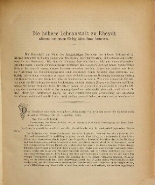Jahresbericht über die Höhere Bürgerschule in Rheydt : womit zu der ... öffentlichen Prüfung ergebenst einladet, 1878/79 = 43