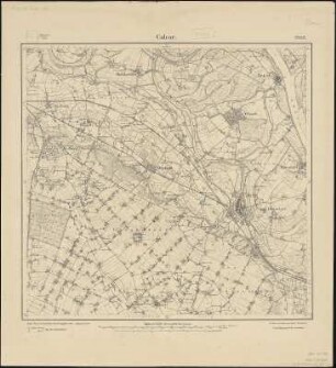 Meßtischblatt 2352 : Calcar, 1914 : Calcar. - Aufn. 1892, hrsg. 1894, Aufl.-dr. 1914. - 1:25000. - [Berlin]: Reichsamt für Landesaufnahme, 1914. - 1 Kt.