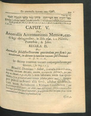 Caput V. De Anomaliis Accentuationis Metricae, certa lege obtingentibus ...
