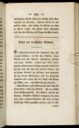 Sechs und dreyßigster Abschnitt. - Zwey und vierzigster Abschnitt.