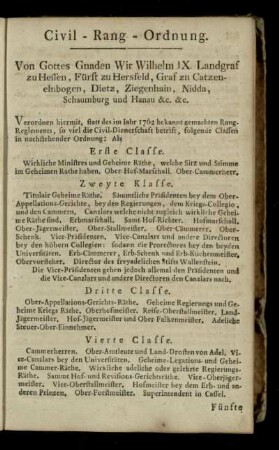 Civil-Rang-Ordnung