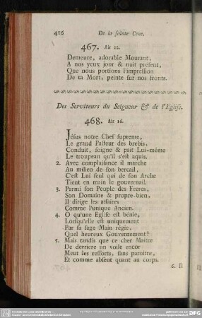 Des Serviteurs du Seigneur & de ´Eglise