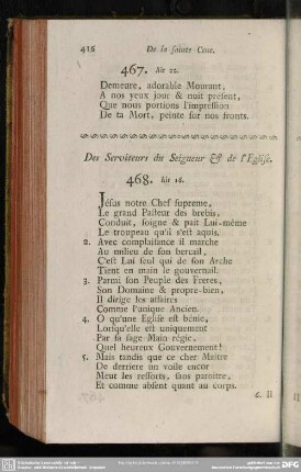 Des Serviteurs du Seigneur & de ´Eglise