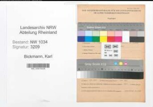 Entnazifizierung Karl Bickmann , geb. 17.08.1906 (Major)