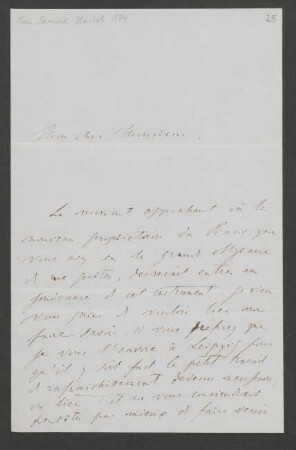Brief an Hermann Härtel : 18.02.1852