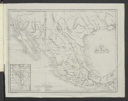 Mapa de Mexico.