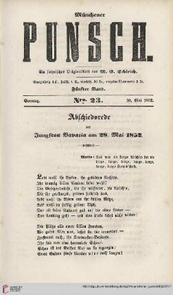 Nro. 23 (30. Mai 1852)