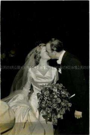 Die Hochzeit von Georg Adenauer mit Ulla Britta Jeansson
