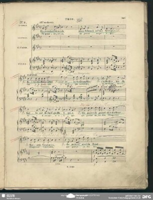 No. 9 Trio: "Ja für den König selbst / Oui je le destinais"