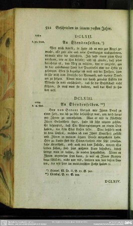 [Geschrieben in seinem 70sten Jahre]