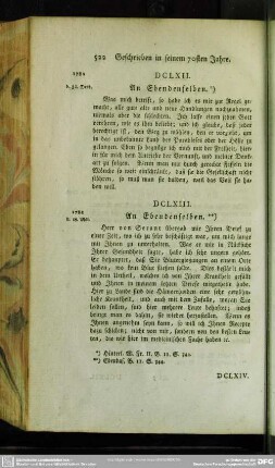 [Geschrieben in seinem 70sten Jahre]