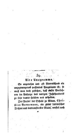 Alte Anagramme : [54.]
