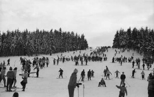 Wintersport im Schwarzwald.