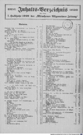 Allgemeine Zeitung. Jg. 123. 1920 = 350,123