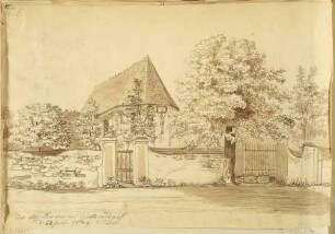 Die alte Kirche in Günthersdorf (Leuna-Günthersdorf) in Sachsen-Anhalt (?)