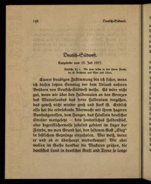 148-157, Deutsch-Südwest