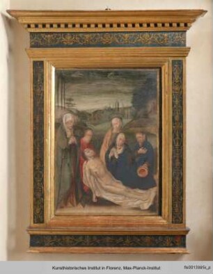 Christus wird nach der Kreuzabnahme niedergelegt