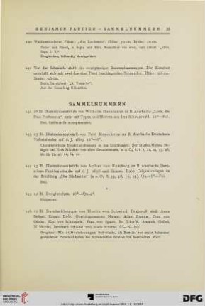 Sammelnummern (Nr. 142-149)