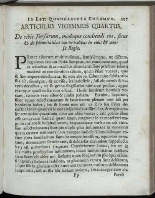Articulus Vigesimus Quartus.